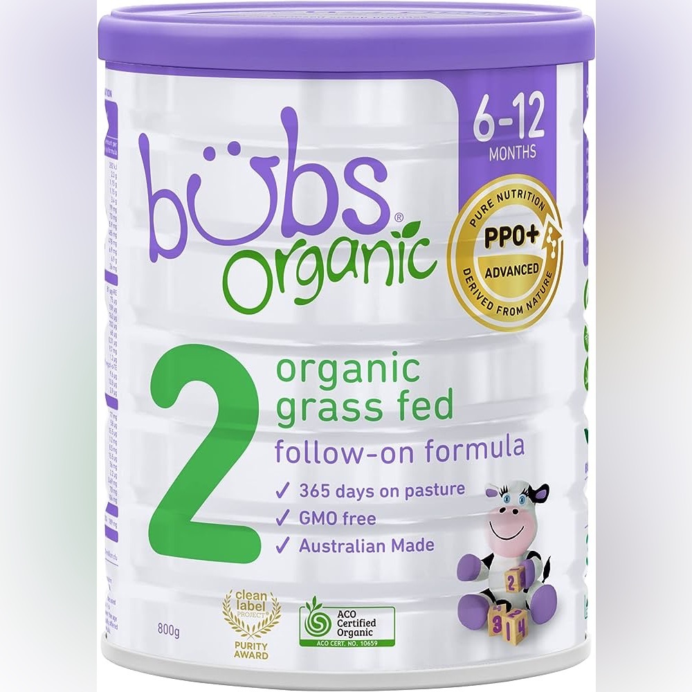 Bubs Organic Grass Fed Follow-On Formula Stage 2